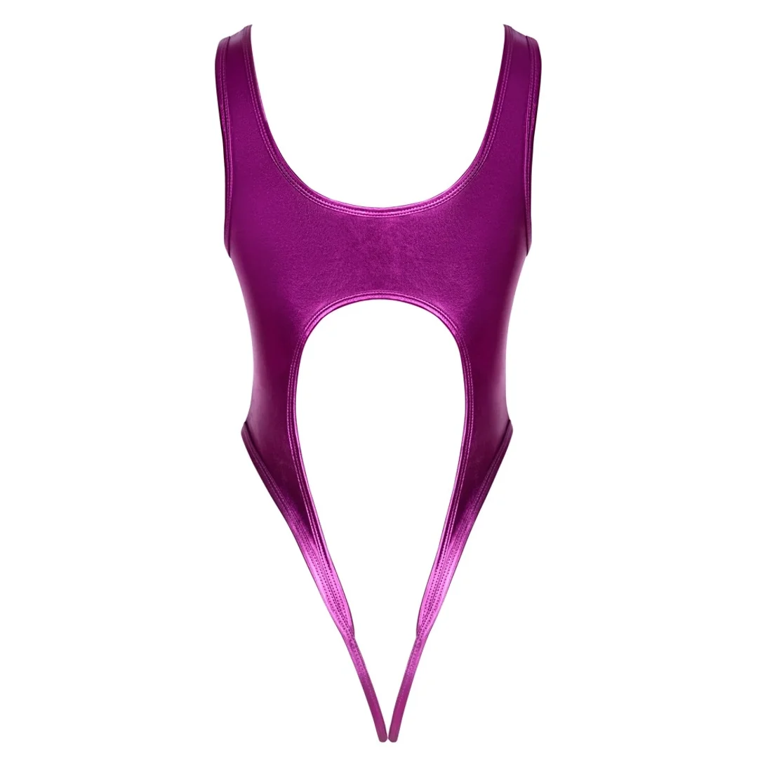 Cottelli Lingerie Body Metaliczny Roż L/XL Błyszczący Elastyczny — zdjęcie 6