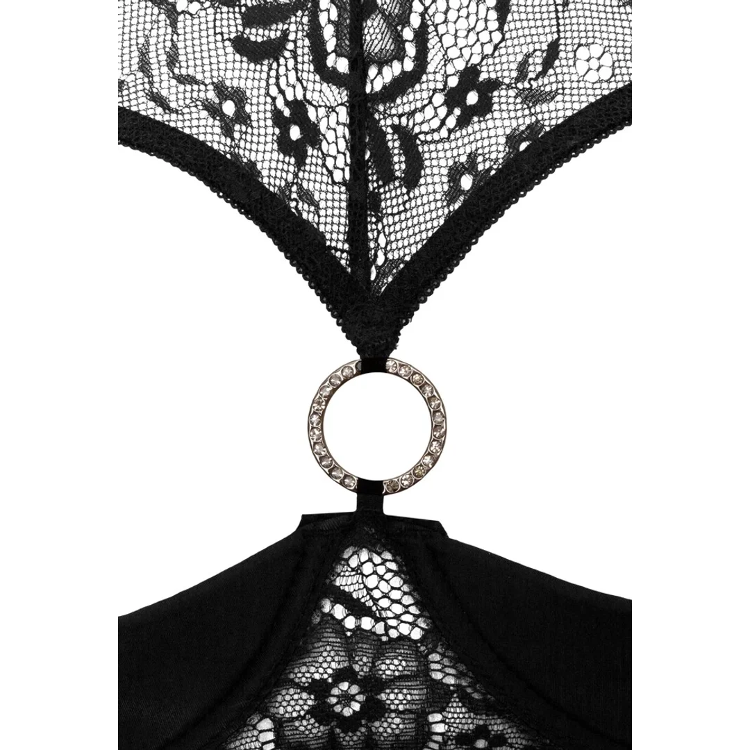 Cottelli Lingerie komplet koronkowy 2-częściowy 75B/S czarny — zdjęcie 5