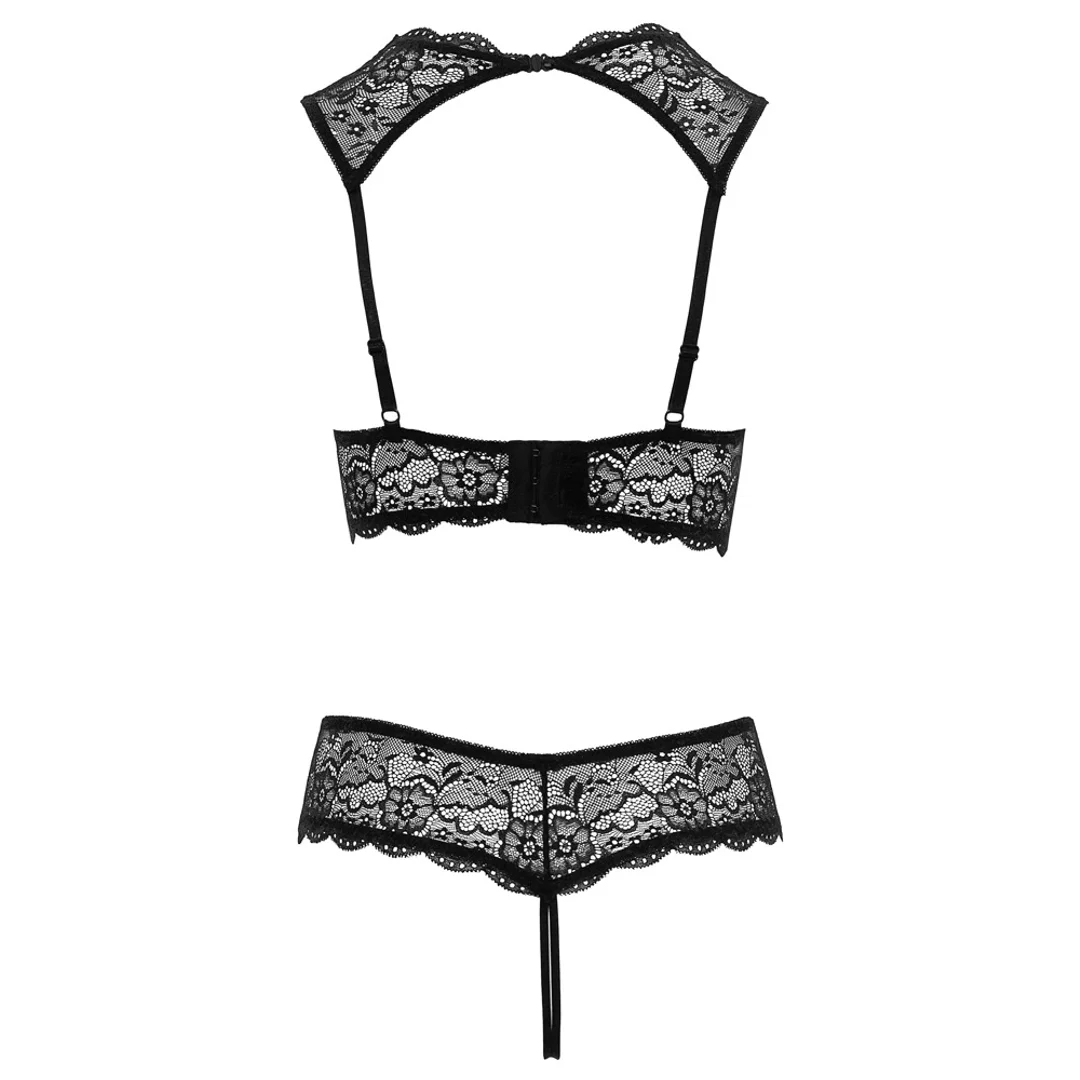 Cottelli Lingerie komplet koronkowy 2-częściowy 75B/S czarny — zdjęcie 7