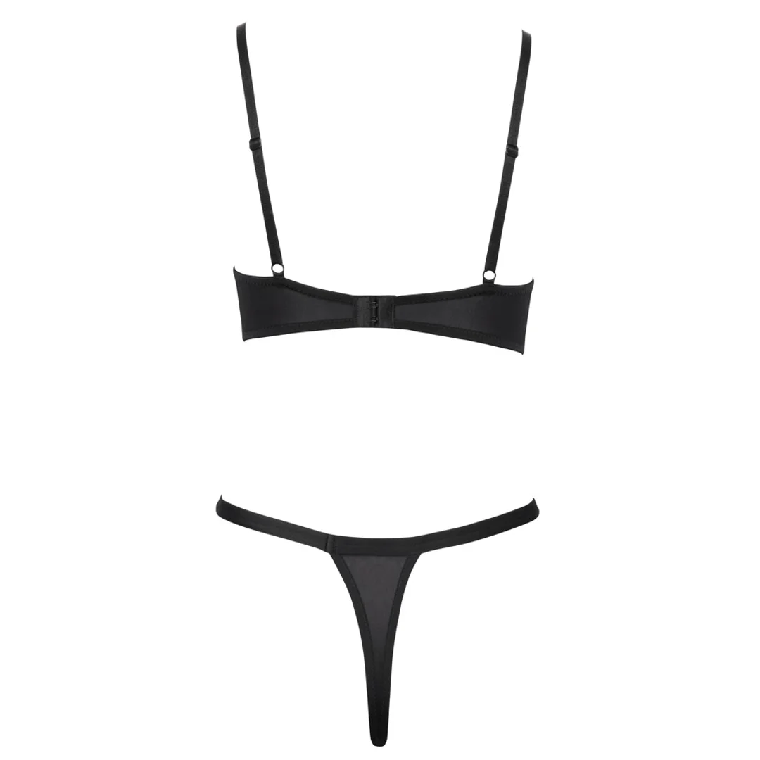 Cottelli Lingerie komplet koronkowy 2-częściowy 75B/S czarny — zdjęcie 7