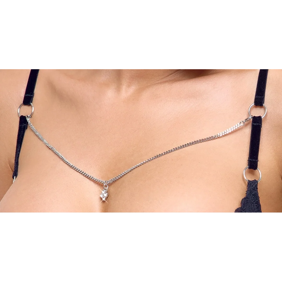 Cottelli Lingerie komplet koronkowy 3-częściowy czarny 85B/L — zdjęcie 6