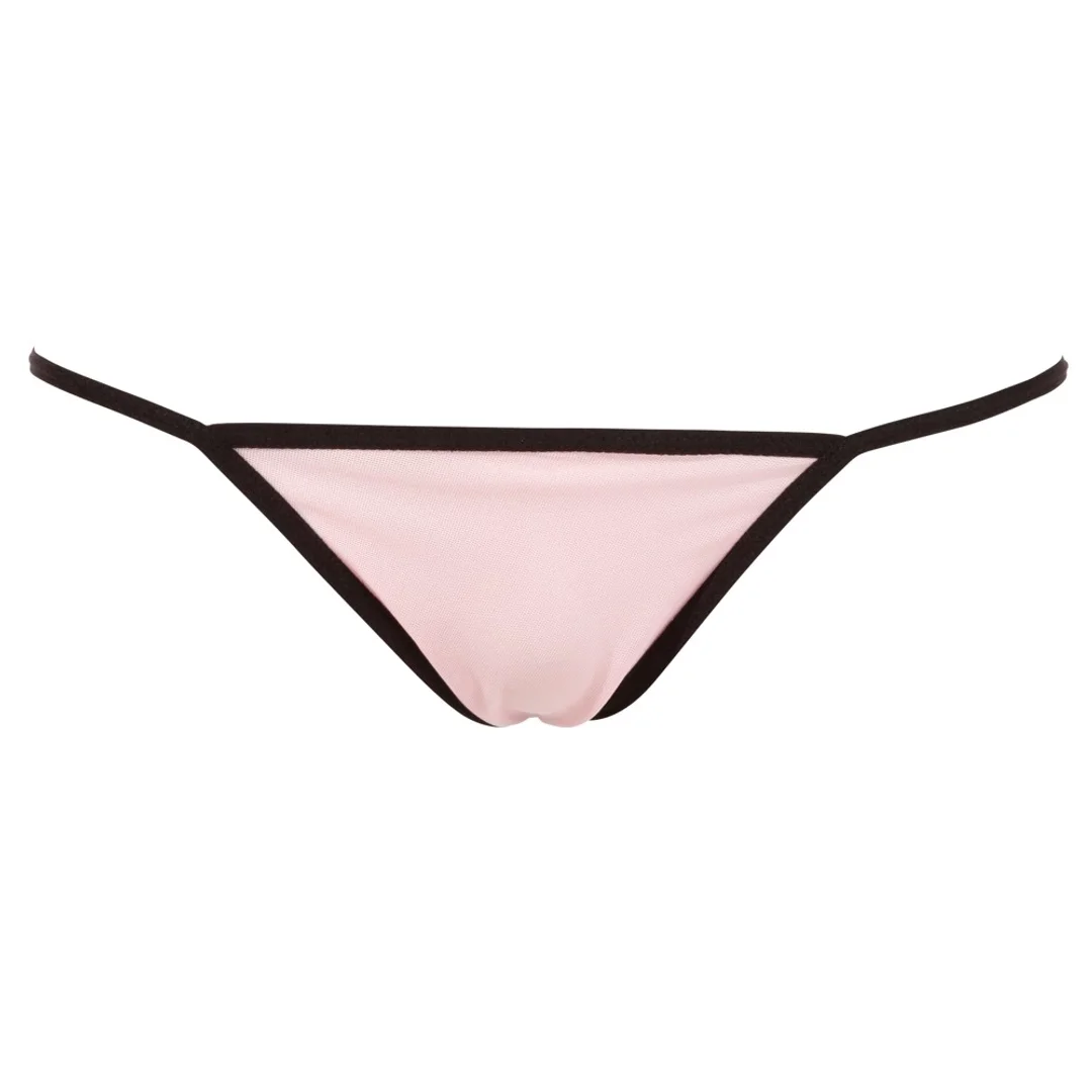 Cottelli Lingerie Koszulka nocna rożowa z koronką i stringi XL — zdjęcie 6