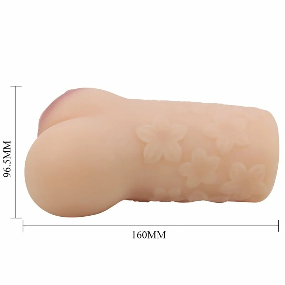 Crazy Bull Scarlet - Masturbator model anatomiczny z teksturą żebrowaną TPR — zdjęcie 7