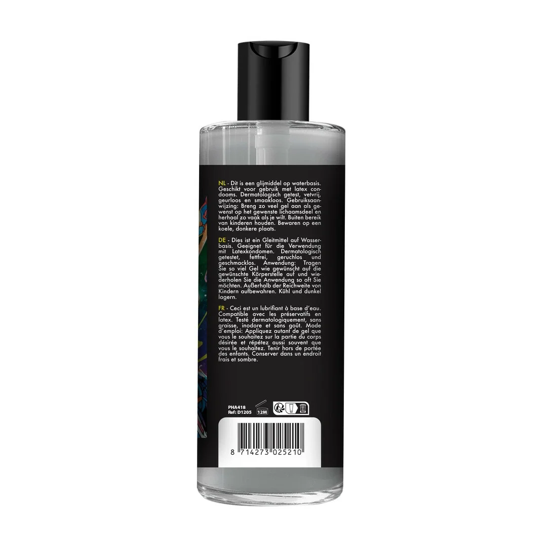 Deranged AI Robot Cum Lube 100 ml - żel intymny wodny, srebrny — zdjęcie 2