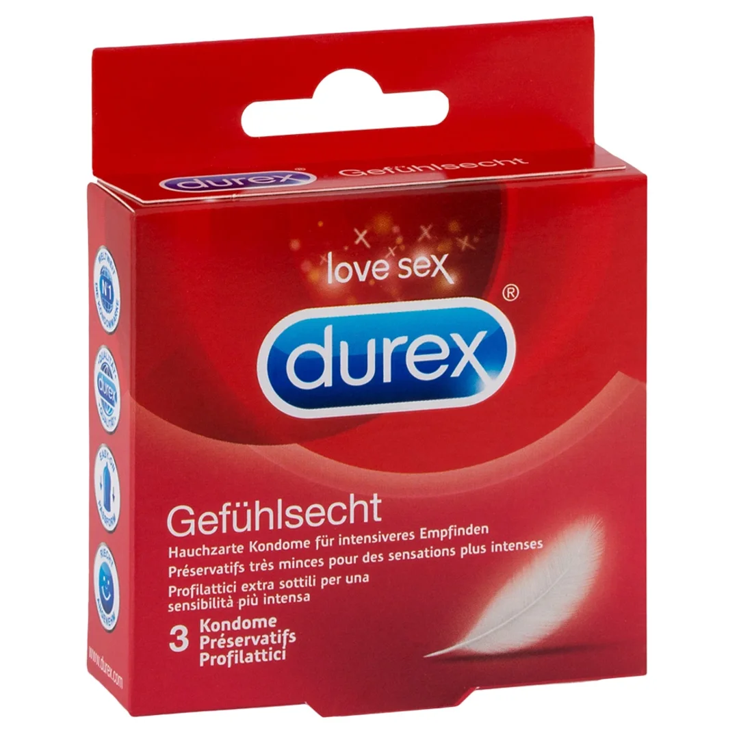 Durex Classic prezerwatywy lateksowe ze zbiorniczkiem 3 sztuki — zdjęcie 3