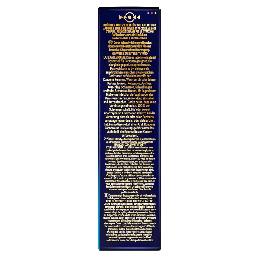 Durex Intensity Extra Large 61mm 8 szt. prezerwatywy bez lateksu — zdjęcie 5