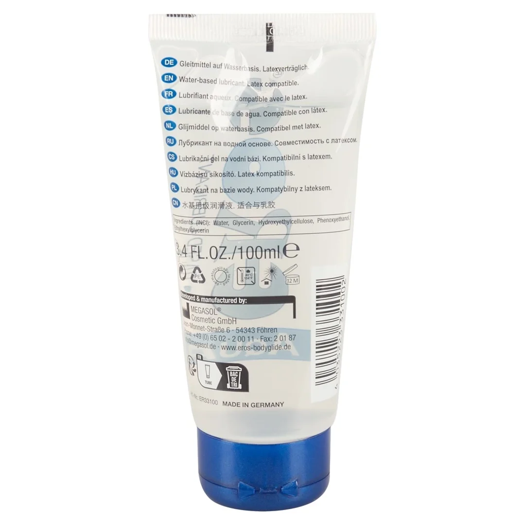 EROS Aqua Lubrykant wodny bezzapachowy 100 ml - nawilżający żel — zdjęcie 2
