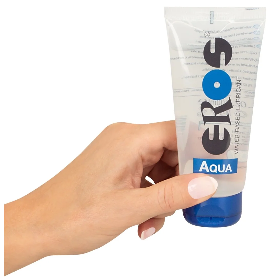 EROS Aqua Lubrykant wodny bezzapachowy 100 ml - nawilżający żel — zdjęcie 4