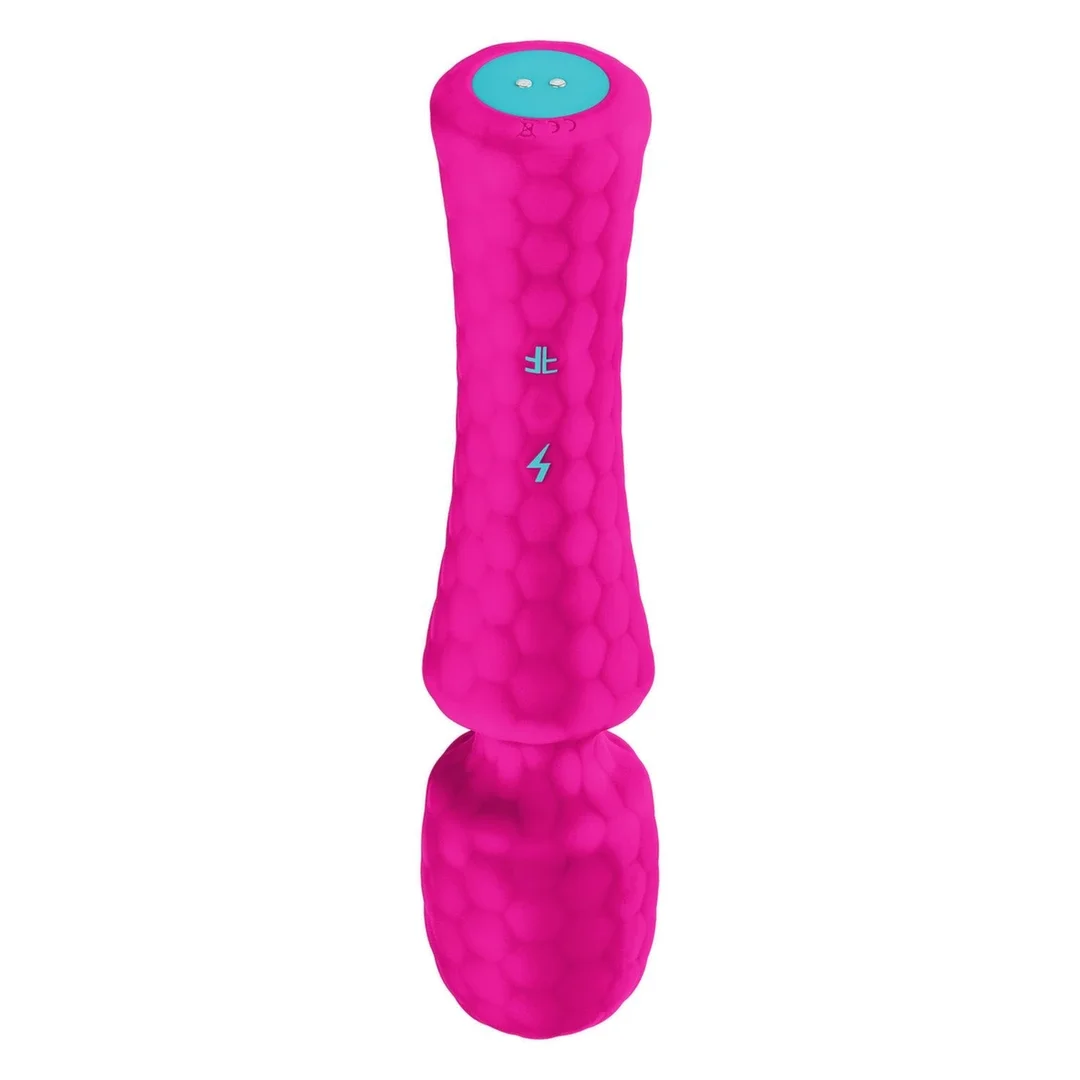 FemmeFunn Ultra Wand Pink - wielofunkcyjny masażer wodoodporny 10 trybow — zdjęcie 3