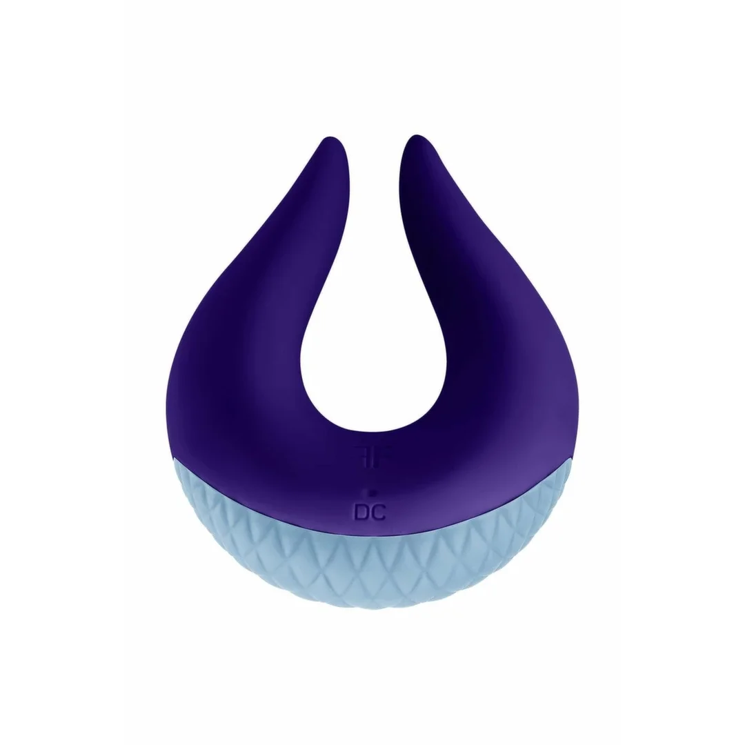 FemmeFunn Volea Dark Purple/Lt Blue - wibrujący masażer punktowy, 10 trybow — zdjęcie 2