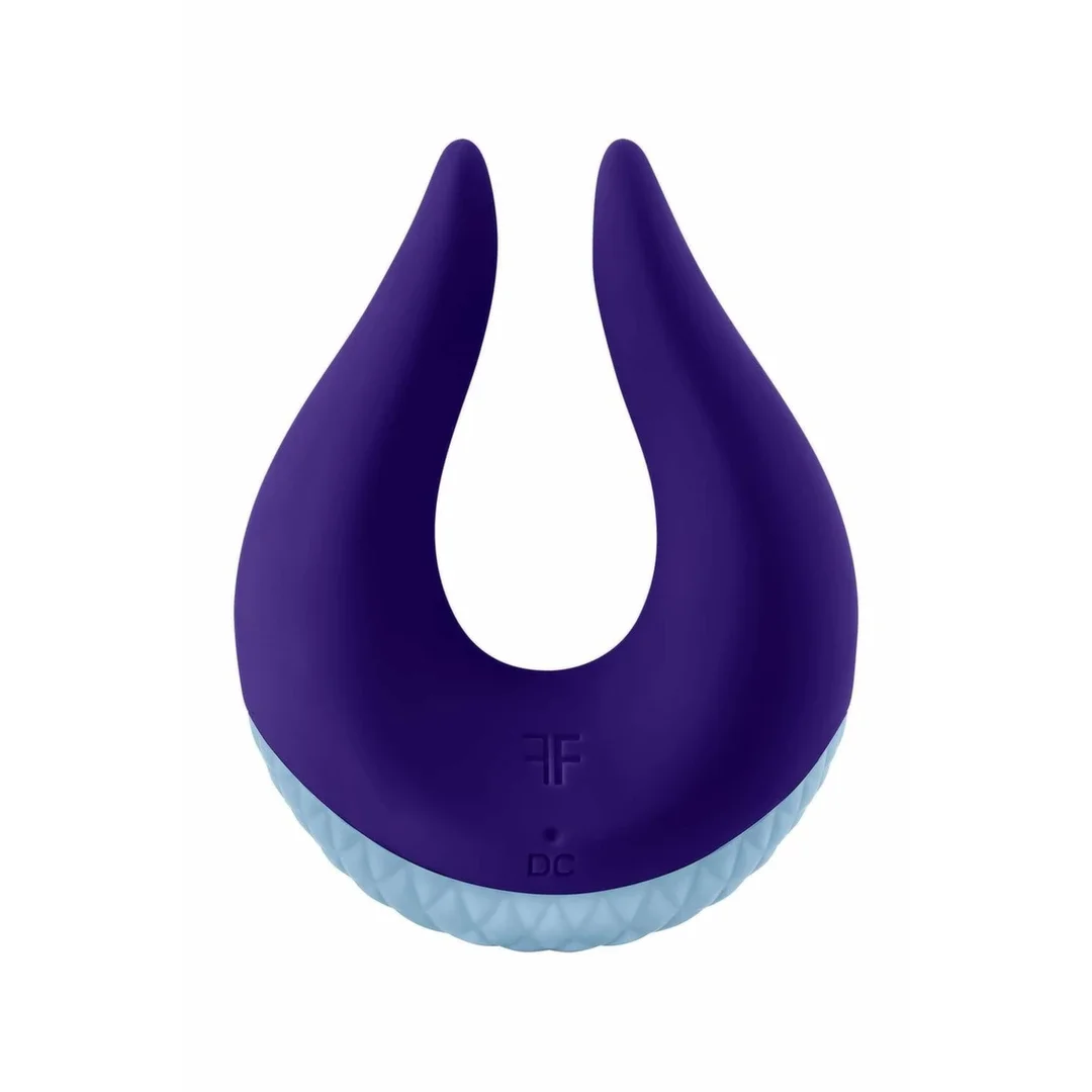 FemmeFunn Volea Dark Purple/Lt Blue - wibrujący masażer punktowy, 10 trybow — zdjęcie 3