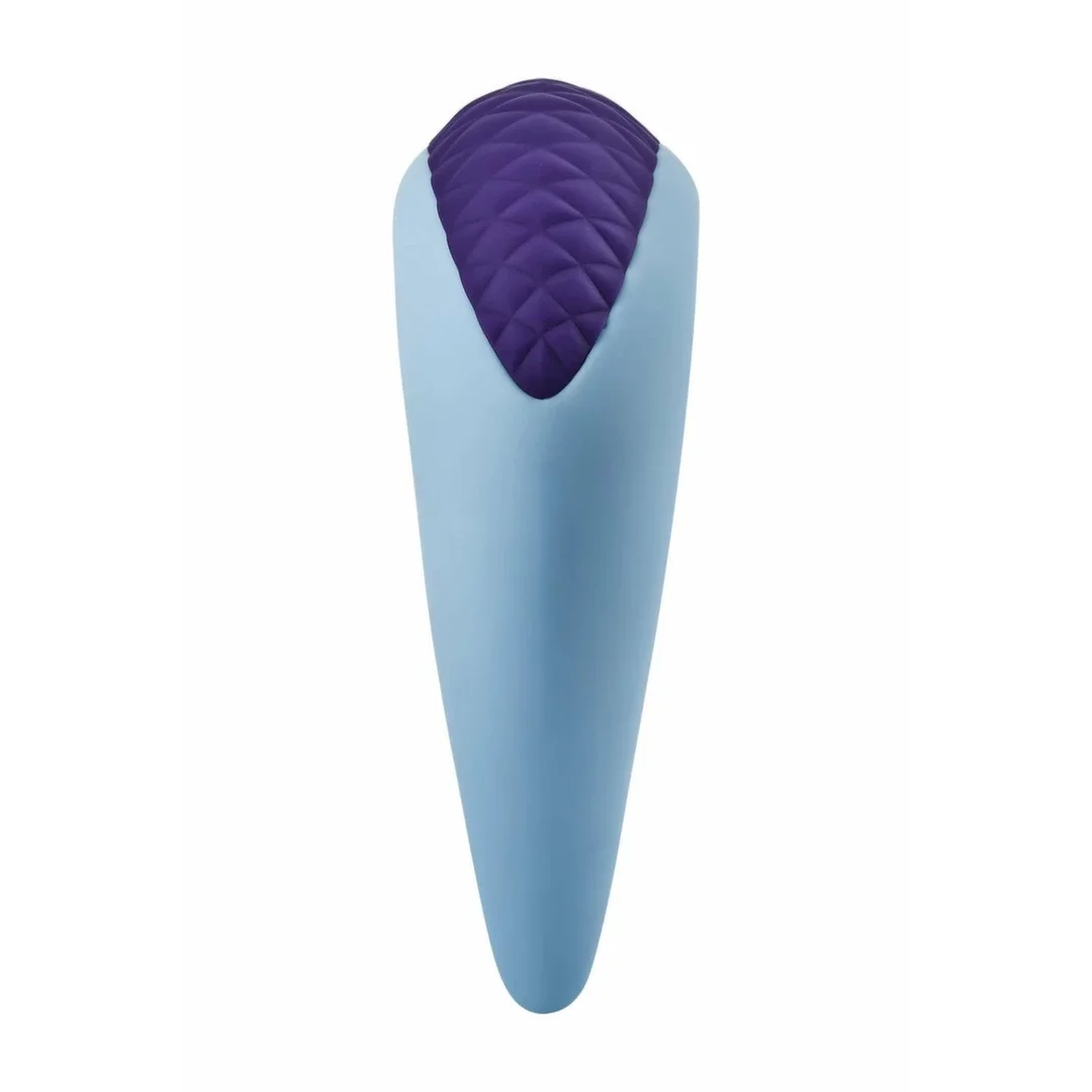 FemmeFunn Volea Light Blue/Dark Purple - Wibrator z ruchomą końcowką, 10 trybow — zdjęcie 4