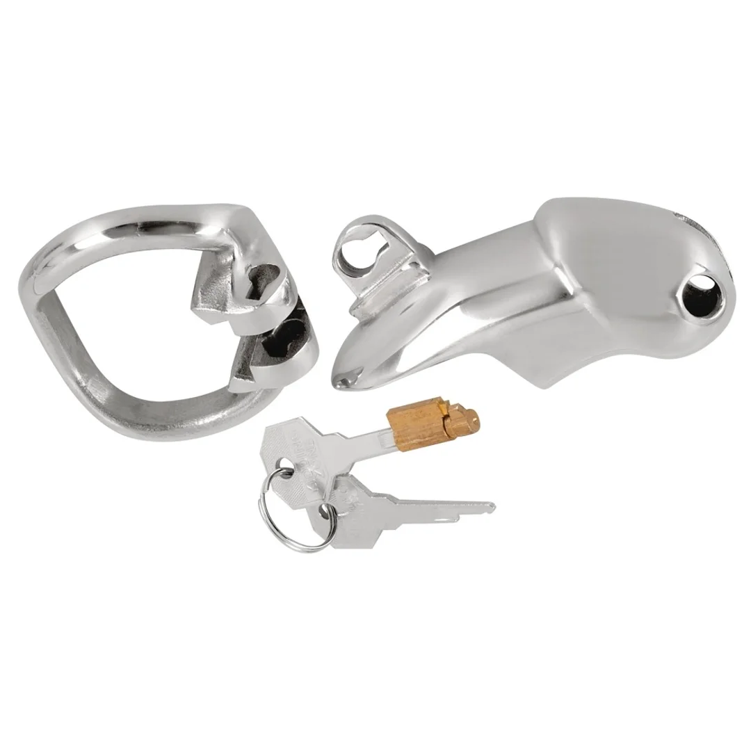 Fetish Collection Chastity Cage II metalowy system zabezpieczający 8,5 cm — zdjęcie 7