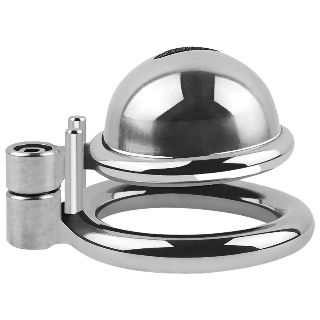 Fetish Collection Mini Cock Cage metalowy system zabezpieczający 4,3 cm — zdjęcie 3