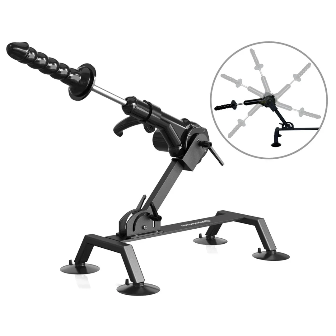 Fetish Fantasy Body Dock Pro - System pchający z pilotem, czarny — zdjęcie 2