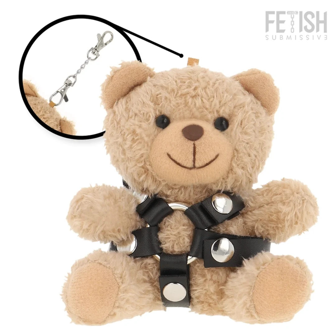 Fetish Submissive Bongo Teddy Bear Model 4 - kolekcjonerski pluszak z uprzężą — zdjęcie 2