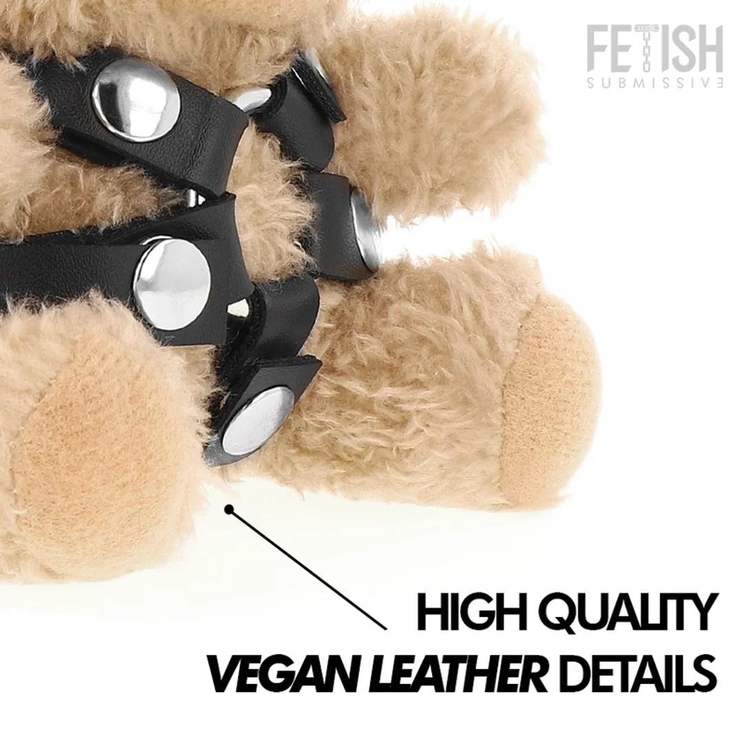Fetish Submissive Bongo Teddy Bear Model 4 - kolekcjonerski pluszak z uprzężą — zdjęcie 4