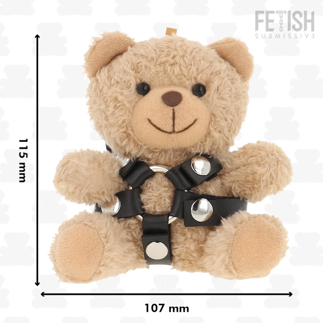 Fetish Submissive Bongo Teddy Bear Model 4 - kolekcjonerski pluszak z uprzężą — zdjęcie 5