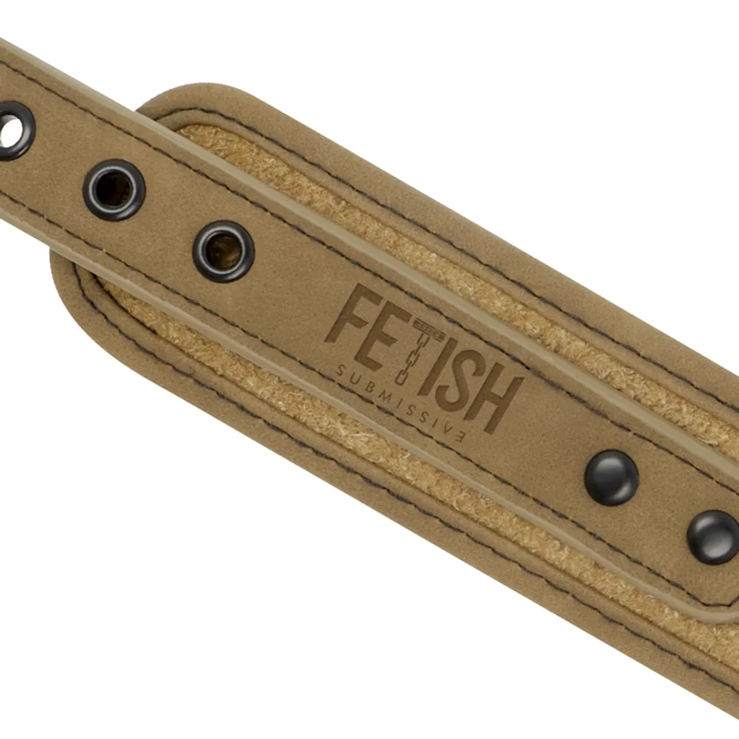 Fetish Submissive Origen - zestaw kołnierz z kajdankami neoprenowy — zdjęcie 6