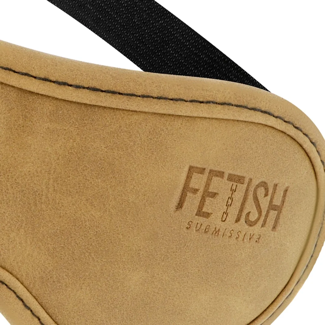 Fetish Submissive Origin maska z wegańskiej skory z neoprenową podszewką — zdjęcie 3