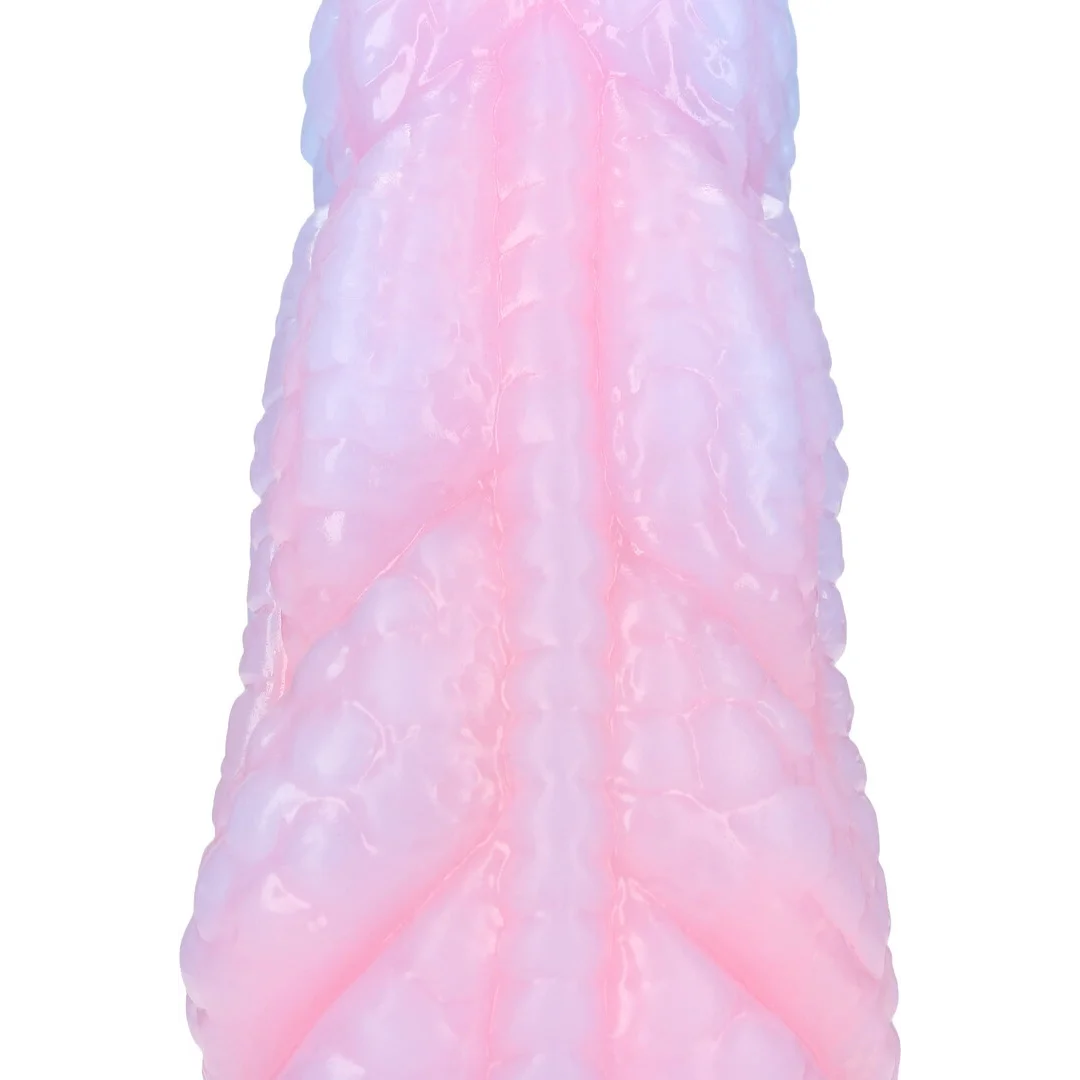Fiction Cock Rainbow Stallion - silikonowy korek anatomiczny, tęczowy — zdjęcie 5