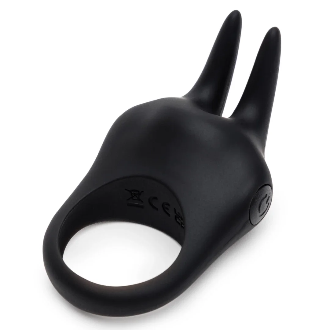 Fifty Shades of Grey Sensation Rabbit Ring silikonowy, ładowany USB — zdjęcie 2