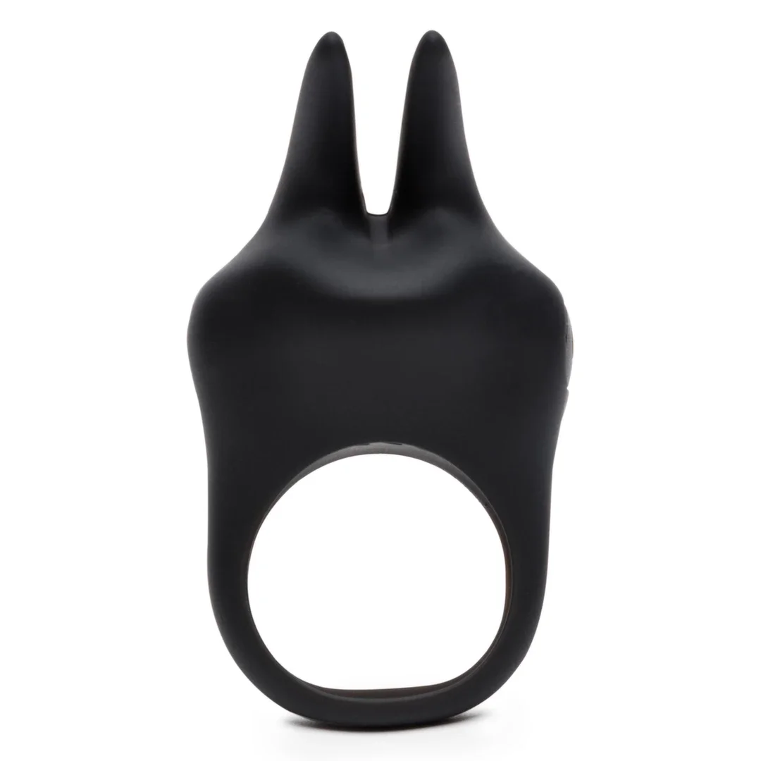 Fifty Shades of Grey Sensation Rabbit Ring silikonowy, ładowany USB — zdjęcie 3