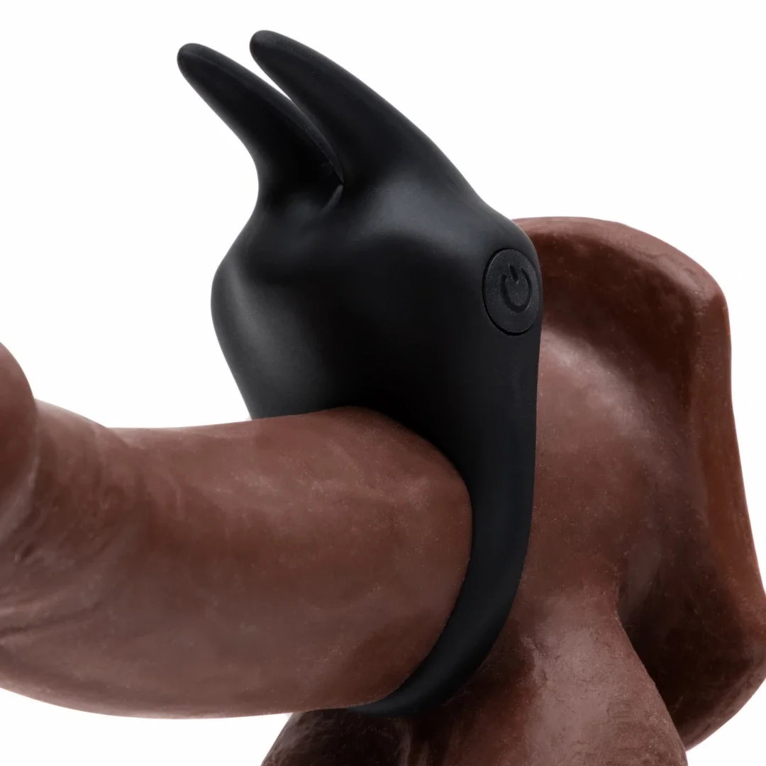 Fifty Shades of Grey Sensation Rabbit Ring silikonowy, ładowany USB — zdjęcie 4