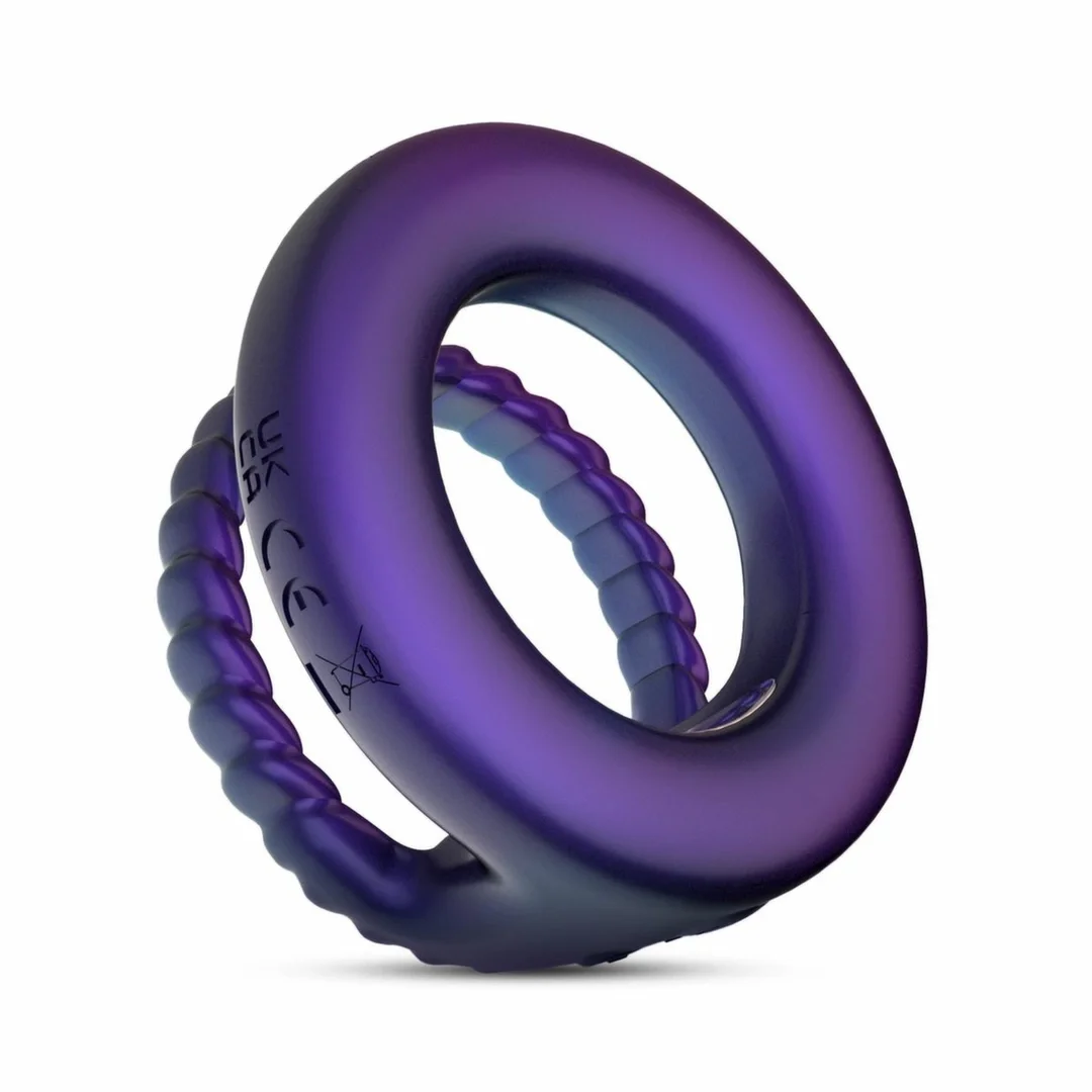 Hueman Jupiter - Pierścień Wibrujący Podwojny USB Fioletowy