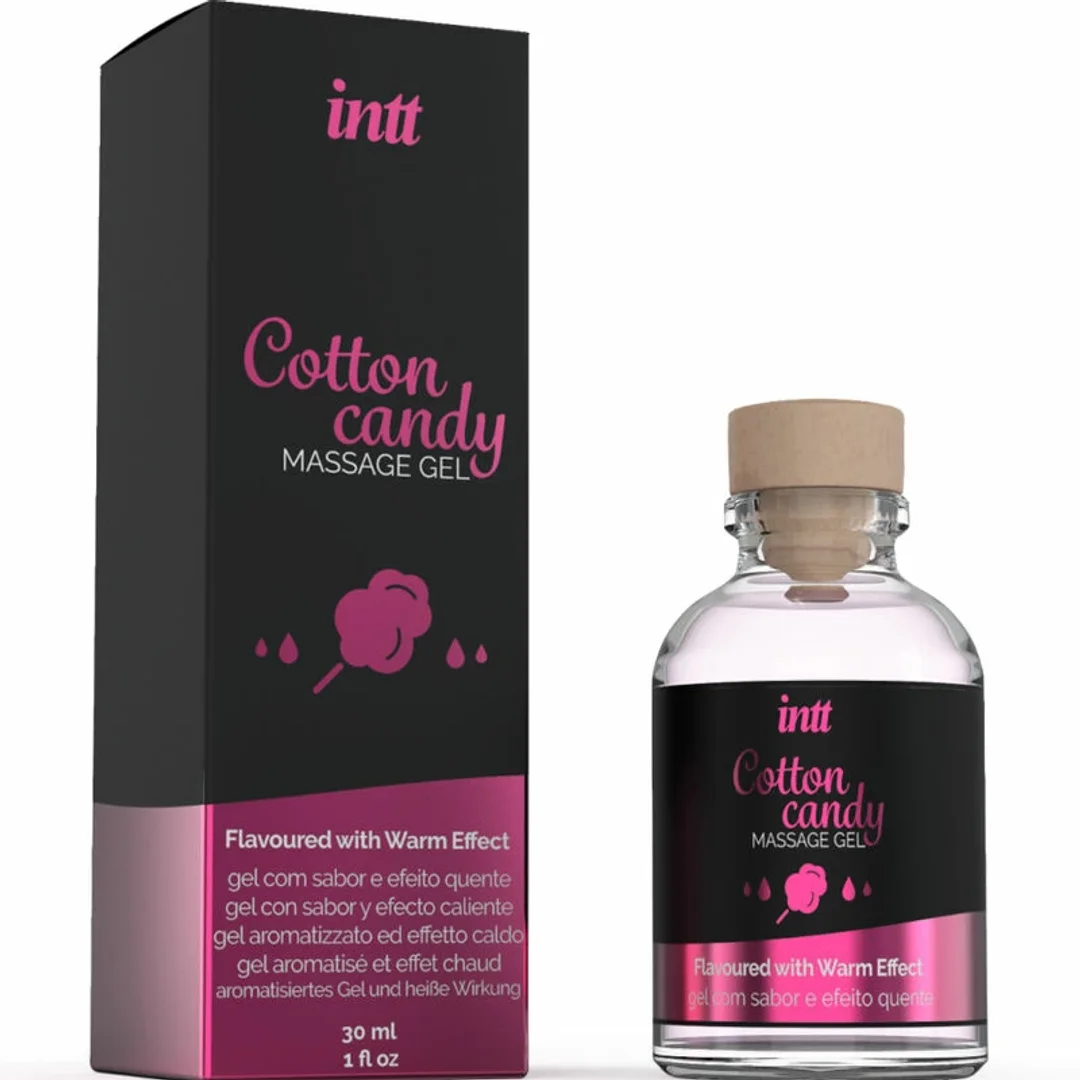 INTT Cotton Candy Żel do masażu rozgrzewający 30 ml słodki aromat — zdjęcie 2