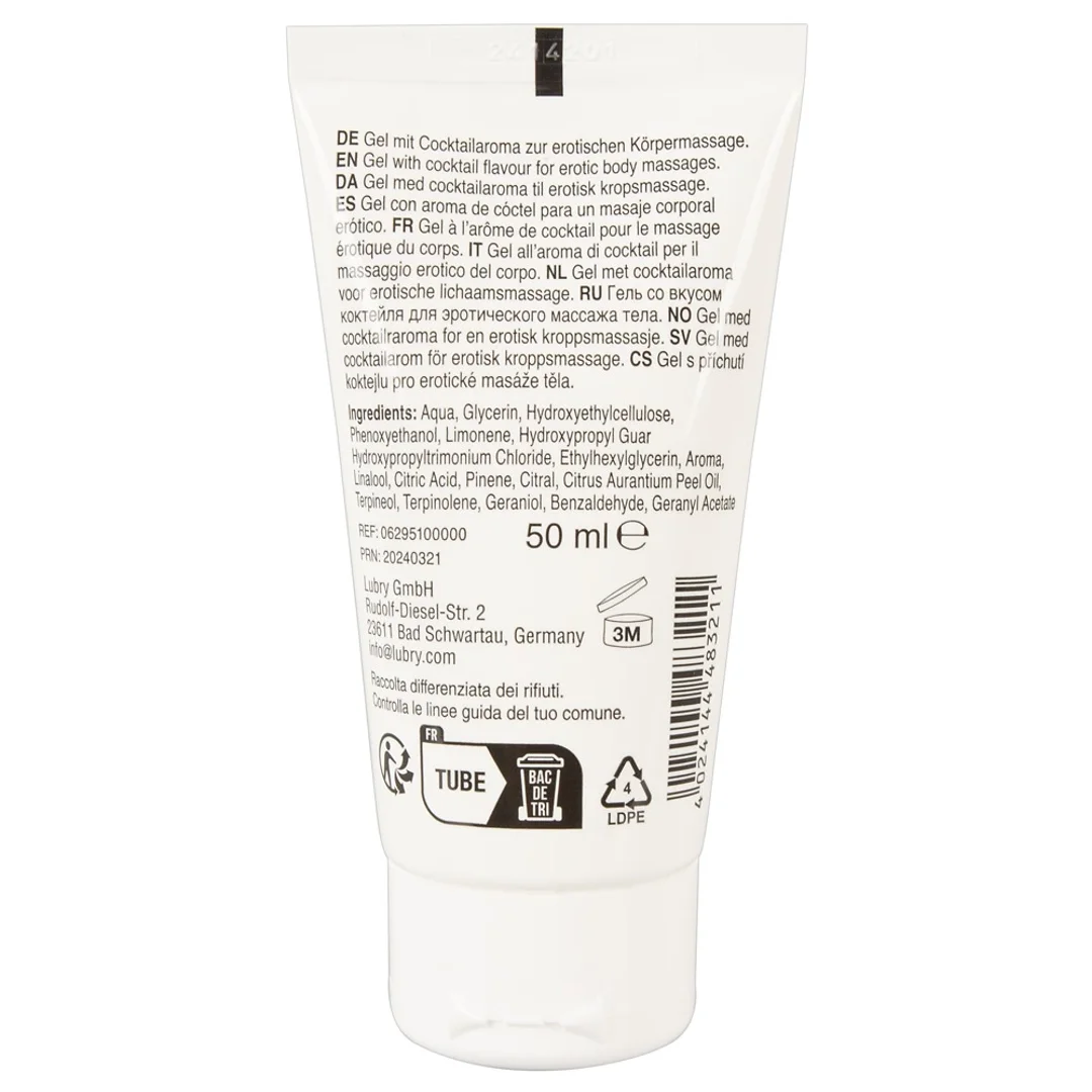 Lick It Żel do masażu wodny 50 ml, smak Sex on the Beach, wegański — zdjęcie 2