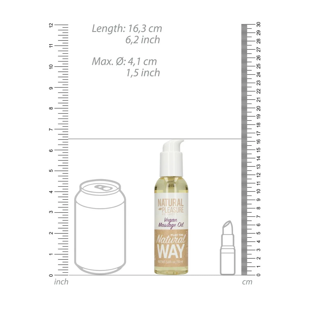 Love to Love Wegański Olejek do Masażu 150 ml, naturalny, eco opakowanie — zdjęcie 4