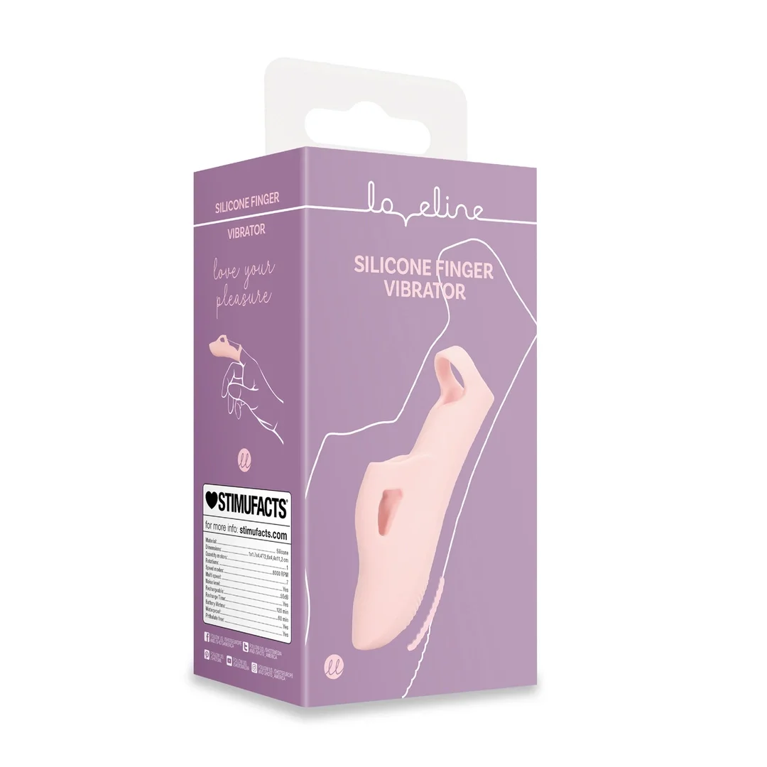 Loveline by Shots Touch of Pink silikonowy wibrator na palec kompaktowy — zdjęcie 7