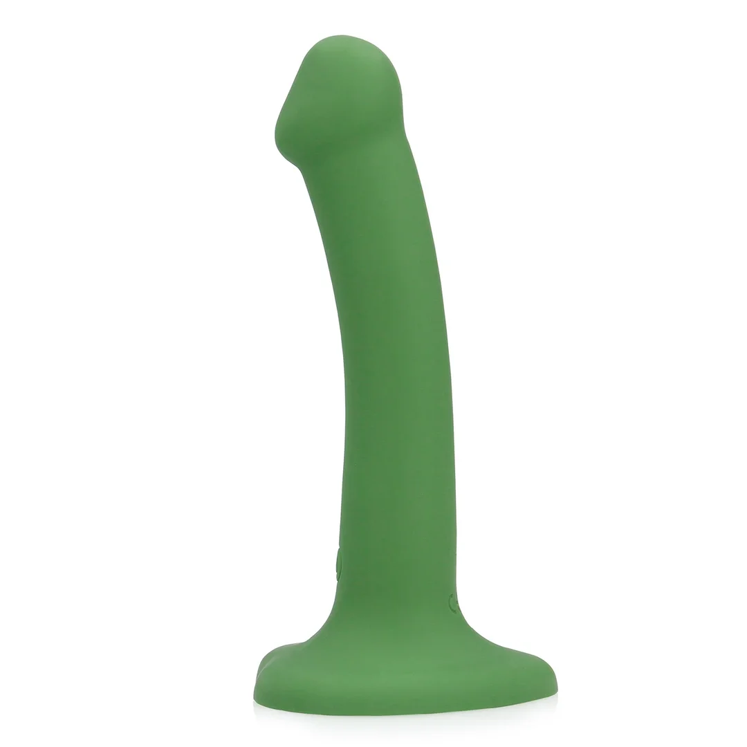Loveline Wibrator Bezkształtny Small Forest Green - Model Kompatybilny z Uprzężą — zdjęcie 4