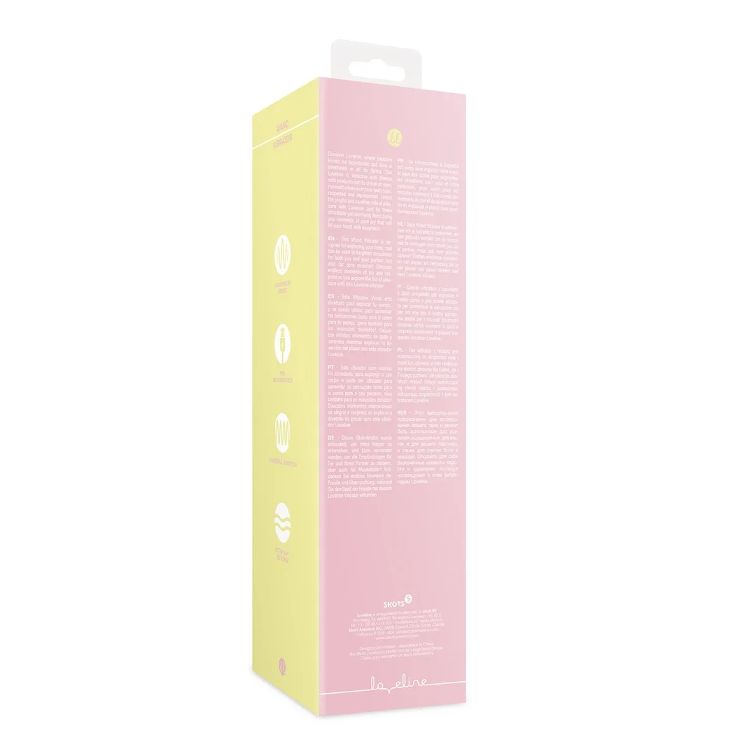 Loveline Wibrator Masujący Rożdżka Rose Pink - Wielofunkcyjny Model — zdjęcie 3