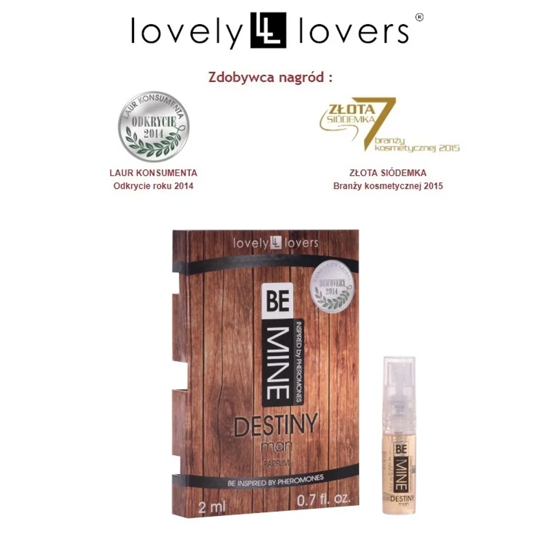 Lovely Lovers DESTINY Perfumy męskie z formułą I-L-Molecules 2ml — zdjęcie 4