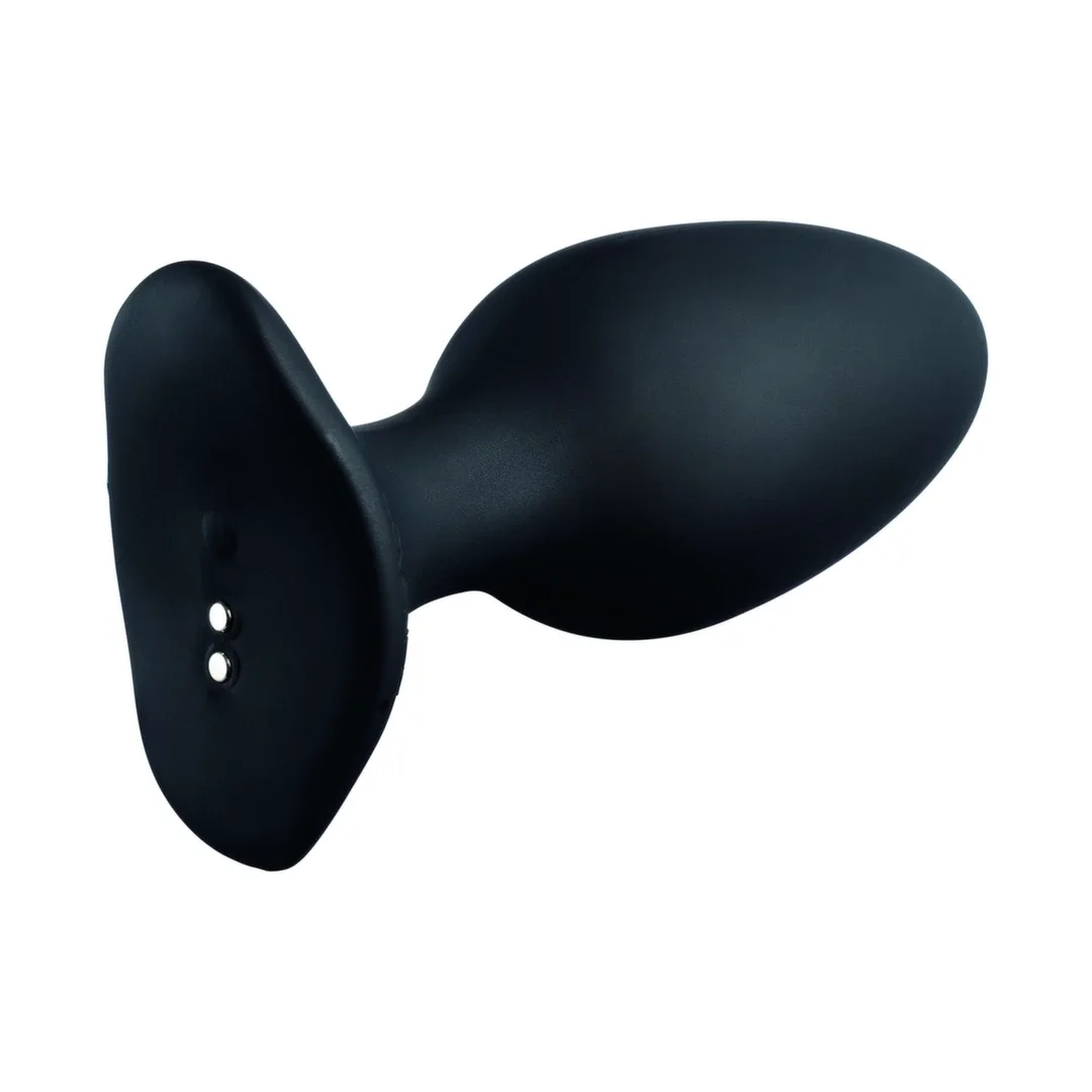 Lovense Hush 2 L 57 mm - zdalna wibrująca zatyczka, Bluetooth, czarna — zdjęcie 2