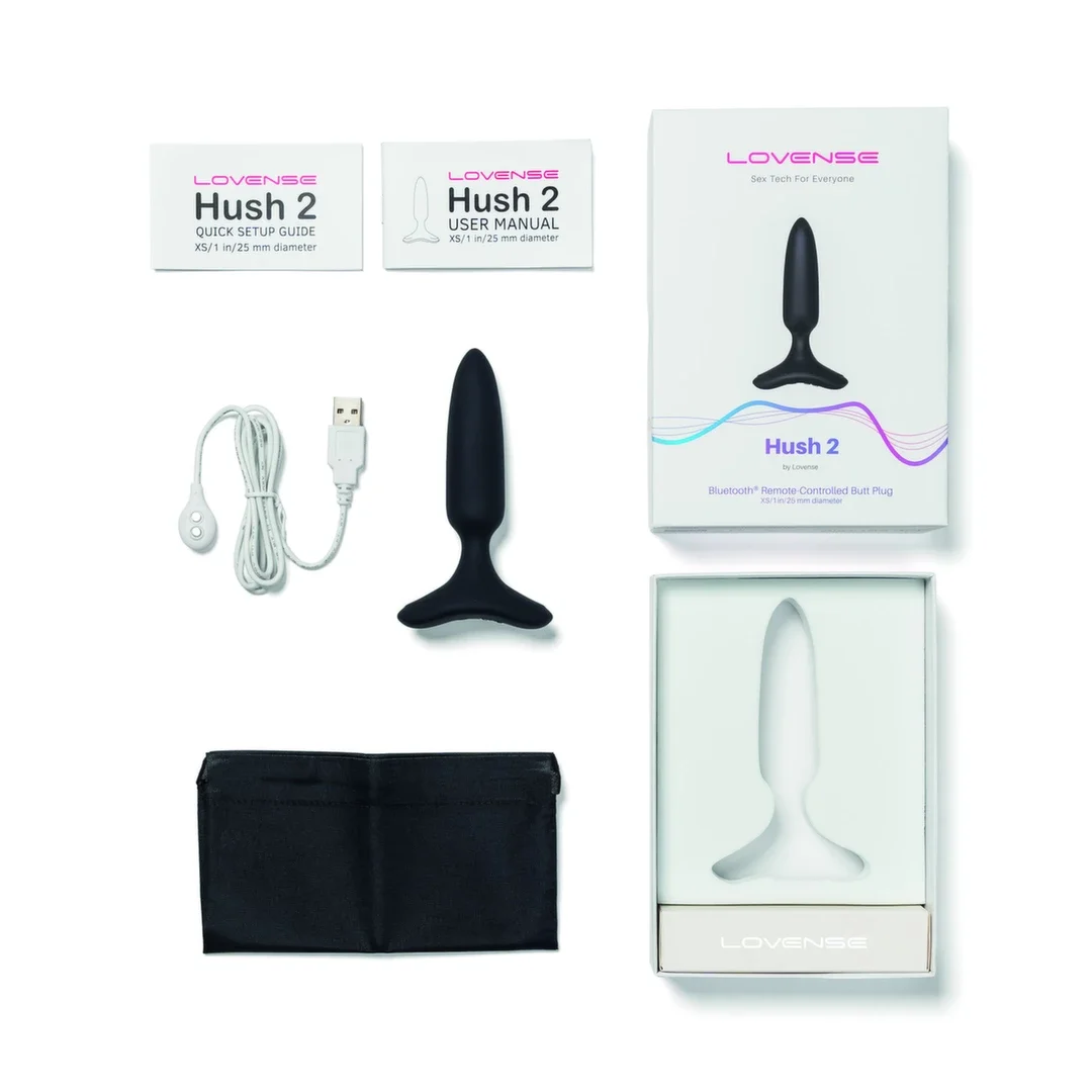 Lovense Hush 2 XS 25 mm - inteligentny korek z systemem Bluetooth — zdjęcie 5