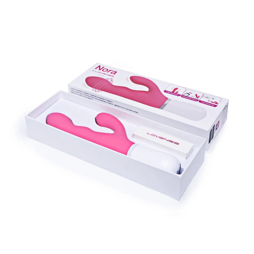 Lovense Nora Vibrator - Model z Bluetooth, podwojna stymulacja, rożowy — zdjęcie 6