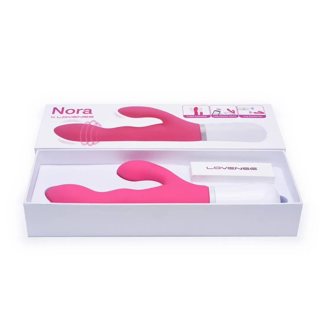 Lovense Nora Vibrator - Model z Bluetooth, podwojna stymulacja, rożowy — zdjęcie 7