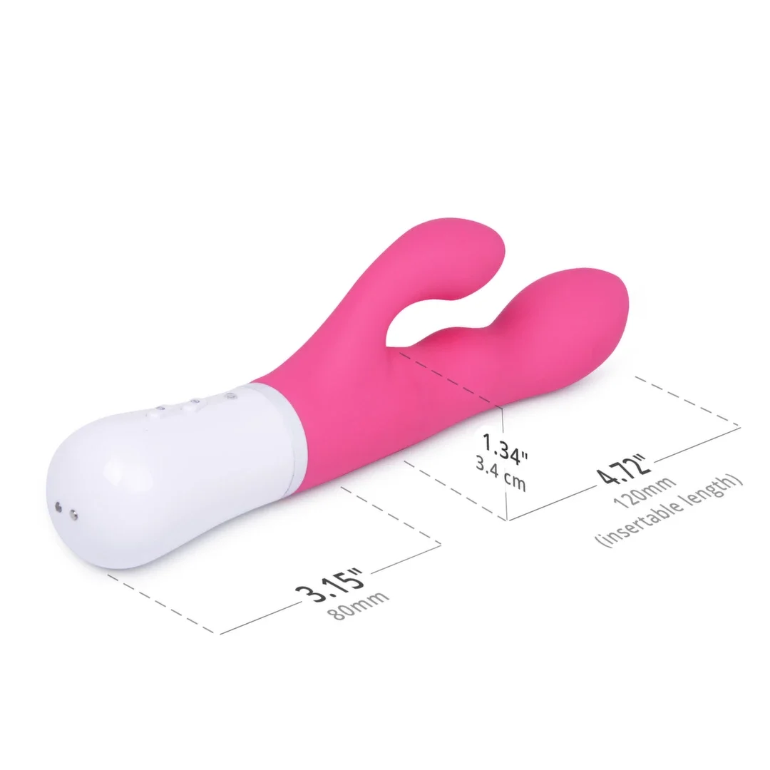 Lovense Nora Vibrator - Model z Bluetooth, podwojna stymulacja, rożowy — zdjęcie 8
