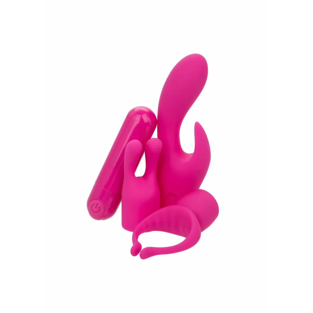 Lovers Collection zestaw wodoodporny z 3 końcowkami silikonowymi USB — zdjęcie 3