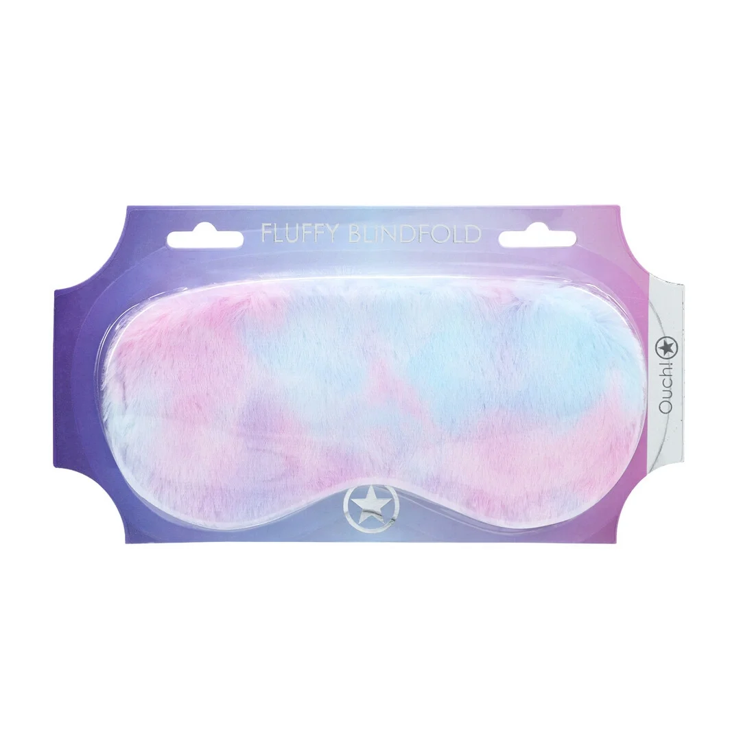 LoversPremium Fluffy Mask Multicolor - miękka opaska sensoryczna — zdjęcie 2