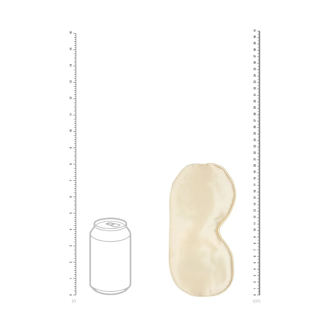 LoversPremium Satin Mask Gold - satynowa maska na oczy, złota — zdjęcie 5