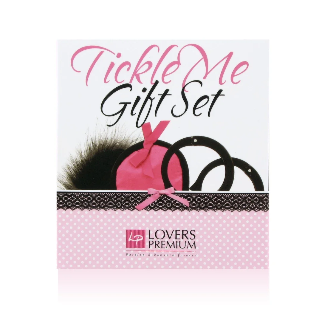 LoversPremium Tickle Me Gift Set Pink - Zestaw akcesoriow rożowy — zdjęcie 2