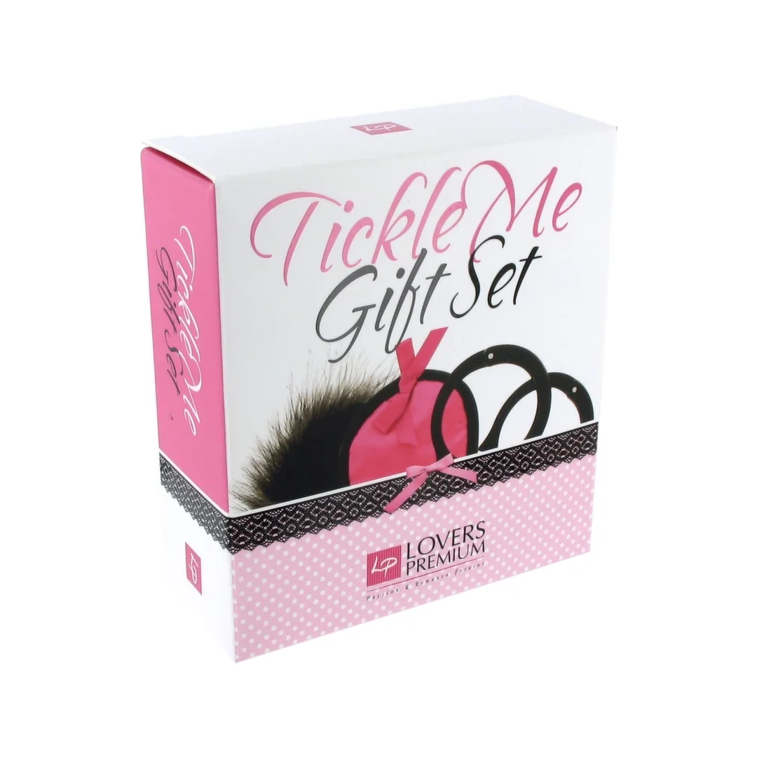 LoversPremium Tickle Me Gift Set Pink - Zestaw akcesoriow rożowy — zdjęcie 3