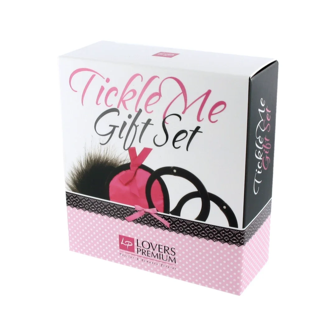 LoversPremium Tickle Me Gift Set Pink - Zestaw akcesoriow rożowy — zdjęcie 4