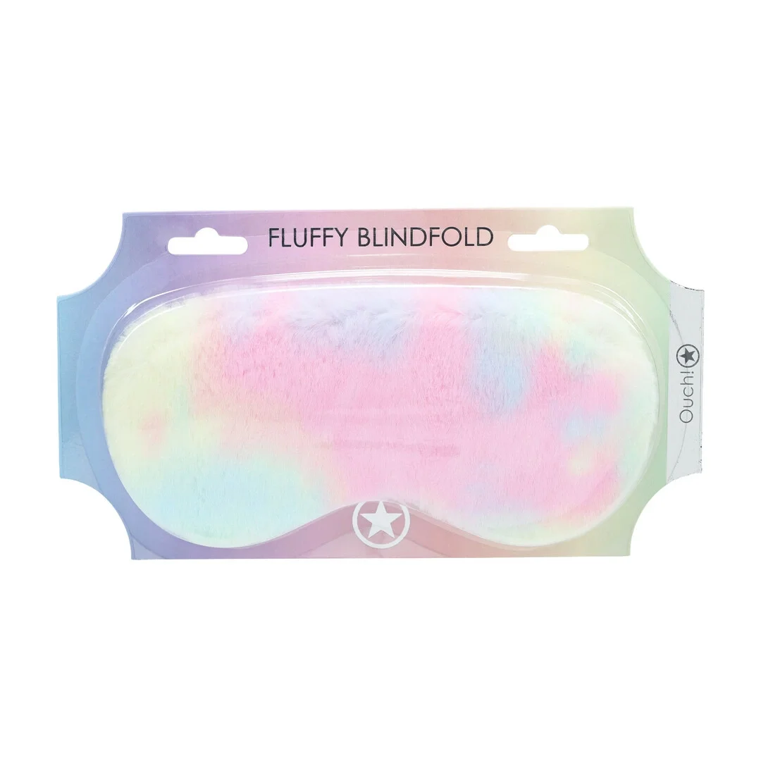 Loving Joy Fluffy Mask Multicolor - miękka maska na oczy z futerkiem — zdjęcie 2