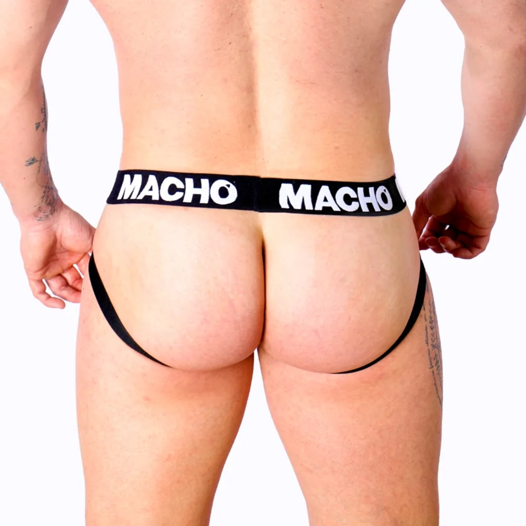 MACHO MX28FR Jockstrap Neonowy Rożowy M - Anatomiczny Komfort i Styl — zdjęcie 4