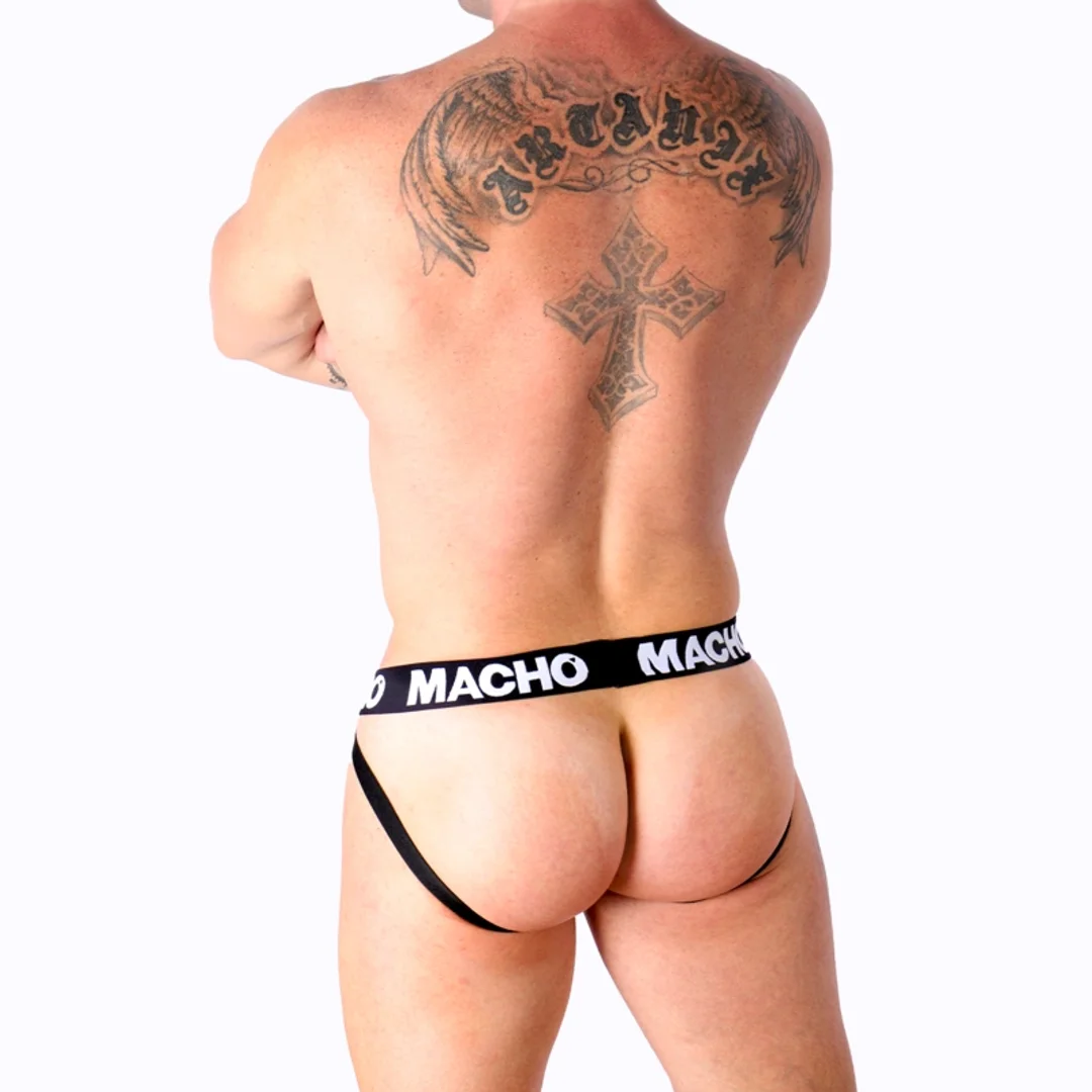 Macho MX28FR Jockstrap rożowy neonowy L - elastyczny anatomiczny kroj — zdjęcie 5
